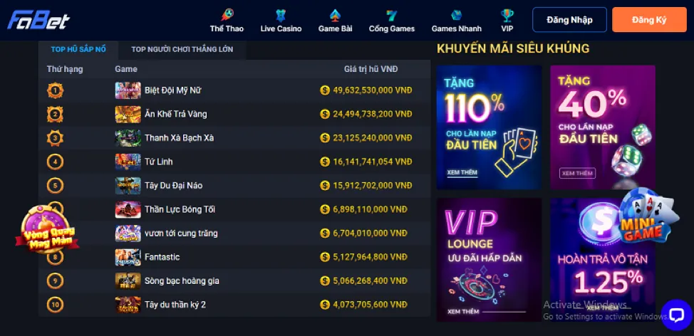 Tính năng nổi bật game bắn cá 32win3